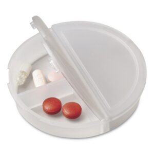 Tablettenbehälter mit 3 Fächern für Ihr Marketing